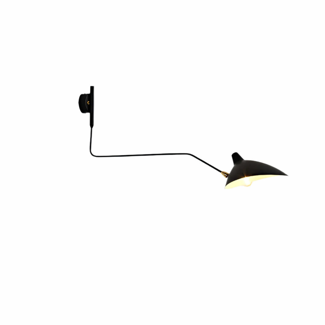 Applique Bras Pivotant Élégante Intemporelle | Grand L65cm×H40cm Blanc Chevet