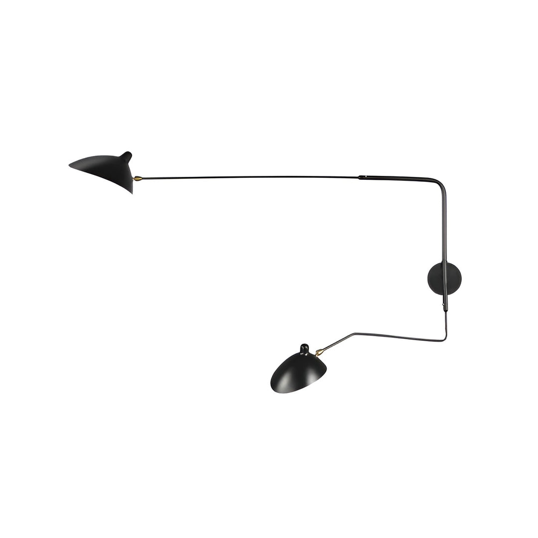 Applique Bras Pivotant Élégante Intemporelle | Grand L65cm×H40cm Blanc Chevet