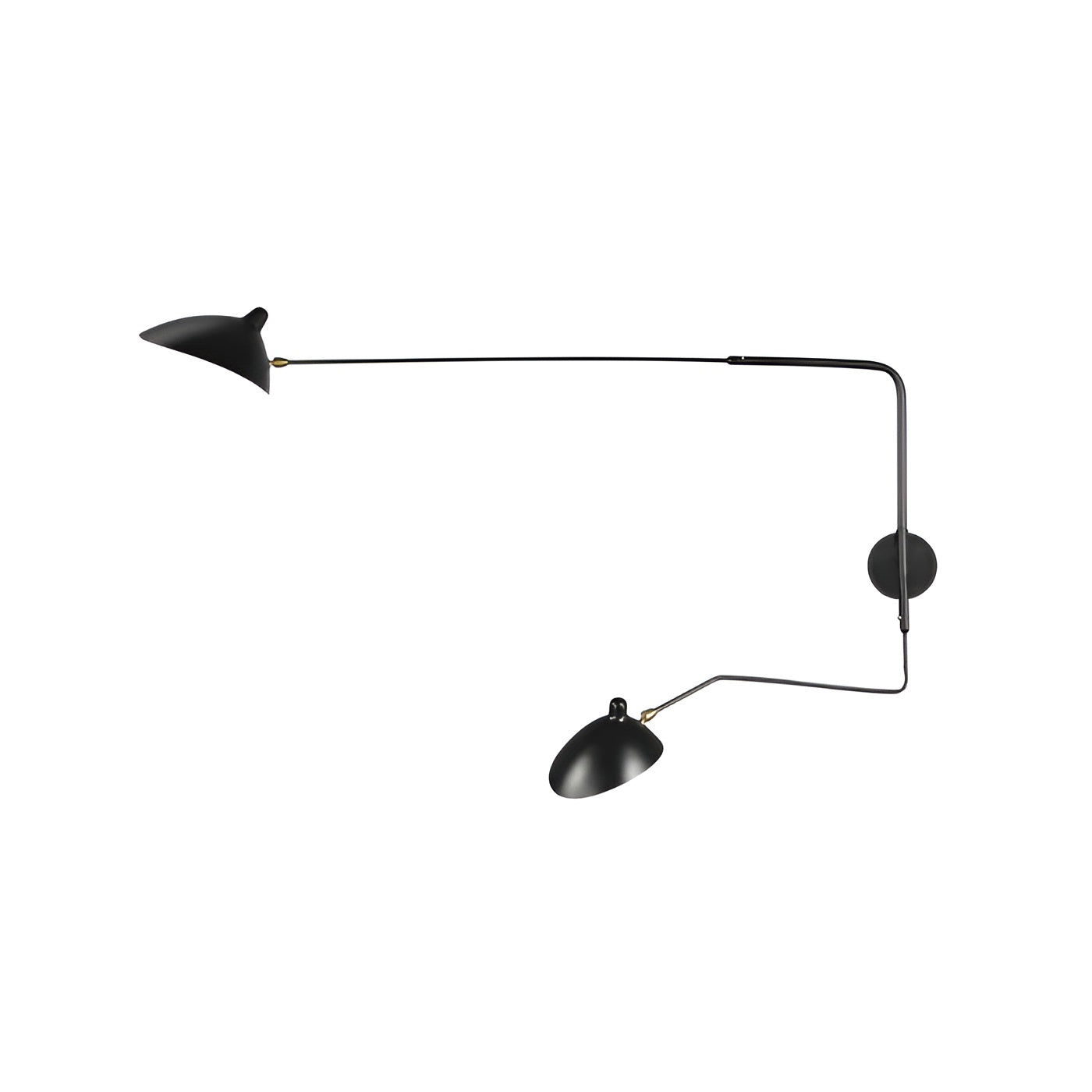Applique Bras Pivotant Élégante Intemporelle | Grand L65cm×H40cm Blanc Chevet