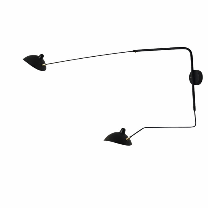 Applique Bras Pivotant Élégante Intemporelle | Grand L65cm×H40cm Blanc Chevet