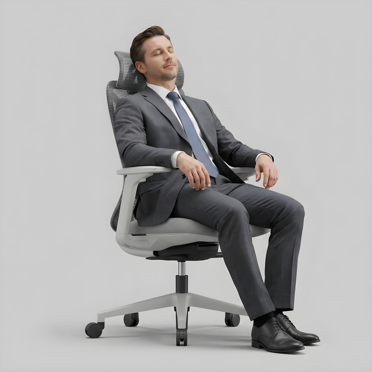 Chaise de Bureau Ergonomique Maille Premium avec Soutien Lombaire