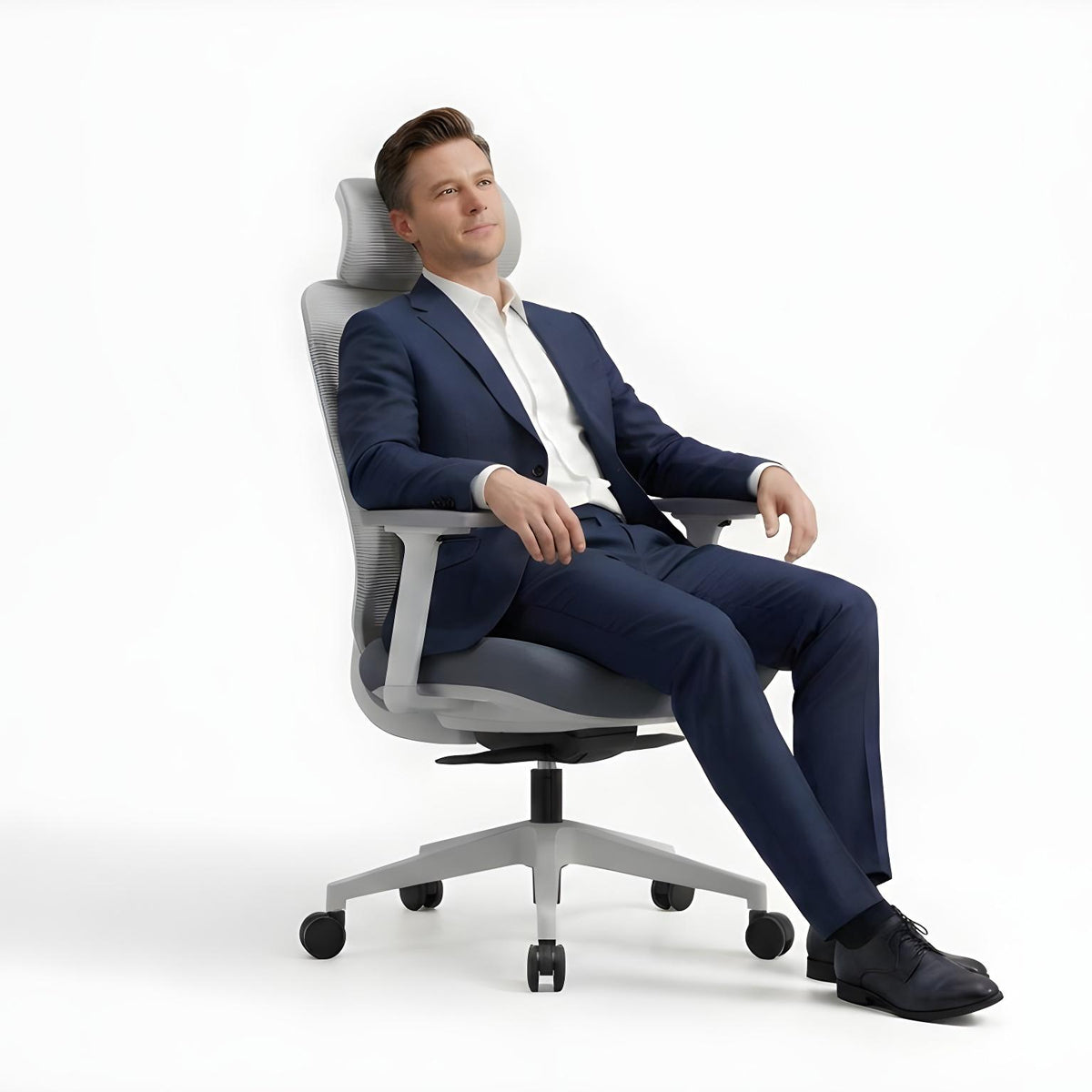 Chaise de Bureau Ergonomique Aera en Maille — 7 Couleurs disponibles