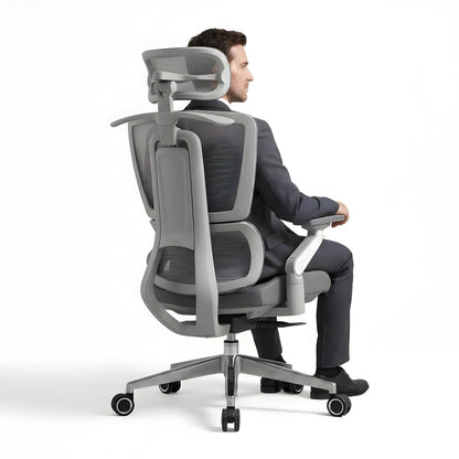 Chaise de Bureau Apex en Maille Haute Performance — Ergonomie Avancée
